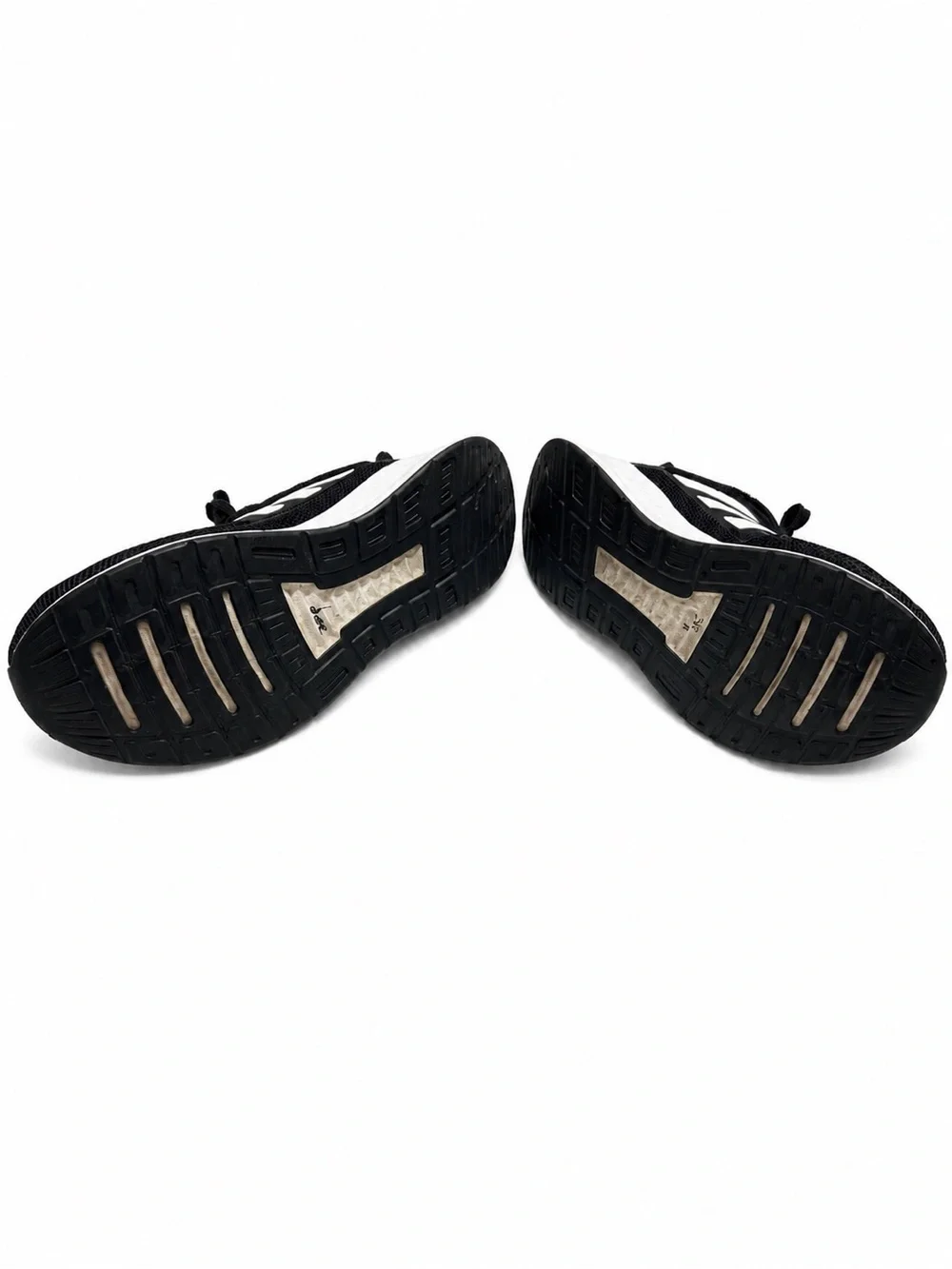 Adidas Black & White Running Athletic Sneakers
